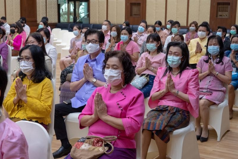 พิธีเจริญพระพุทธมนต์เพื่อความเป็นสวัสดิมงคล เนื่องในเทศกาลขึ้นปีใหม่ไทย (วันสงกรานต์) พุทธศักราช 2564