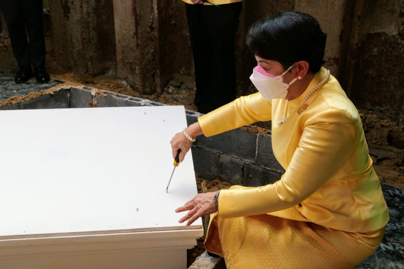 พิธีวางศิลาฤกษ์อาคารที่ทำการสำนักงานการตรวจเงินแผ่นดิน
