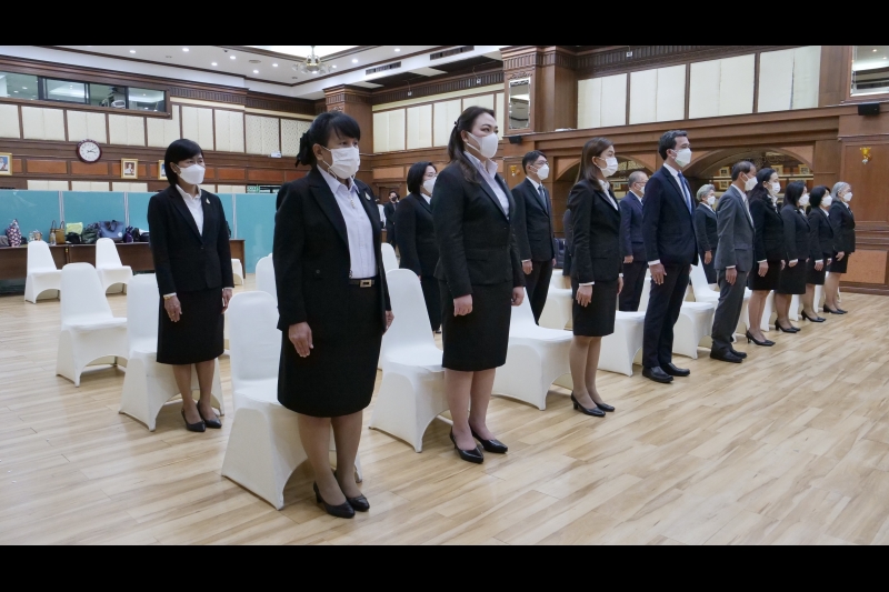 พิธีมอบประกาศนียบัตร โครงการพัฒนานักบริหารการตรวจเงินแผ่นดินระดับสูง (นตส.) รุ่นที่ 11 ณ สำนักงานการตรวจเงินแผ่นดิน