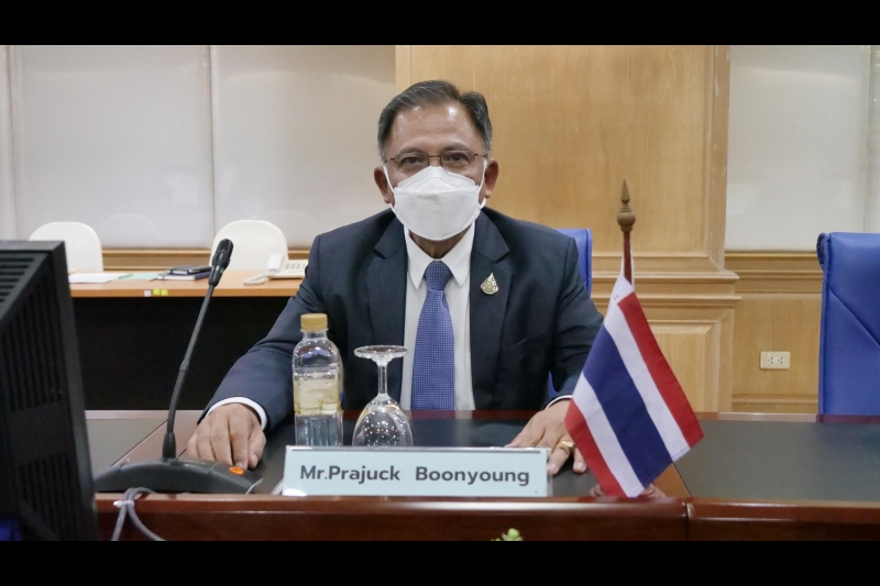การประชุมหารือร่วมระหว่างสำนักงานการตรวจเงินแผ่นดินกับคณะผู้แทนของศาลบัญชีบราซิล เกี่ยวกับแนวทางการพัฒนางานตรวจเงินแผ่นดิน ณ ห้อ