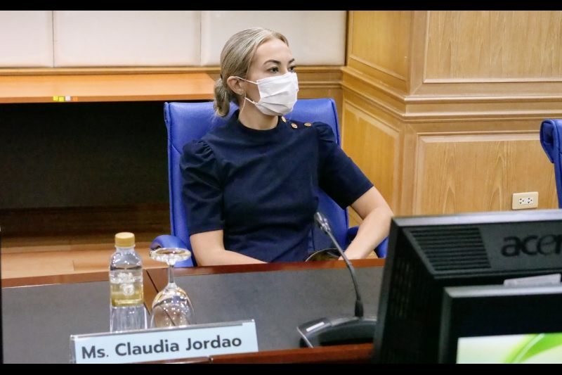 การประชุมหารือร่วมระหว่างสำนักงานการตรวจเงินแผ่นดินกับคณะผู้แทนของศาลบัญชีบราซิล เกี่ยวกับแนวทางการพัฒนางานตรวจเงินแผ่นดิน ณ ห้อ