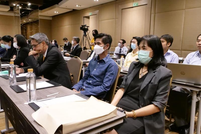 พิธีเปิดโครงการสัมมนา คู่มือการตรวจสอบผลสัมฤทธิ์และประสิทธิภาพการดำเนินงาน 