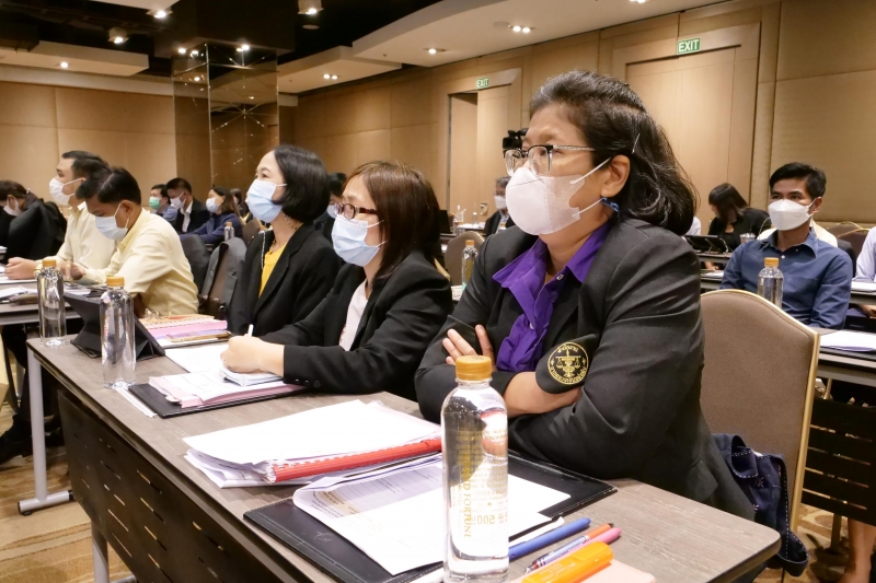 พิธีเปิดโครงการสัมมนา คู่มือการตรวจสอบผลสัมฤทธิ์และประสิทธิภาพการดำเนินงาน 