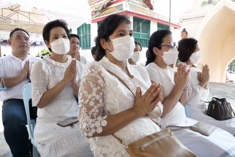 พิธีอธิษฐานจิตมวลสาร แผ่นจาร และแผ่นดวงชะตา 