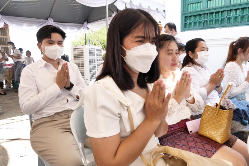 พิธีอธิษฐานจิตมวลสาร แผ่นจาร และแผ่นดวงชะตา 