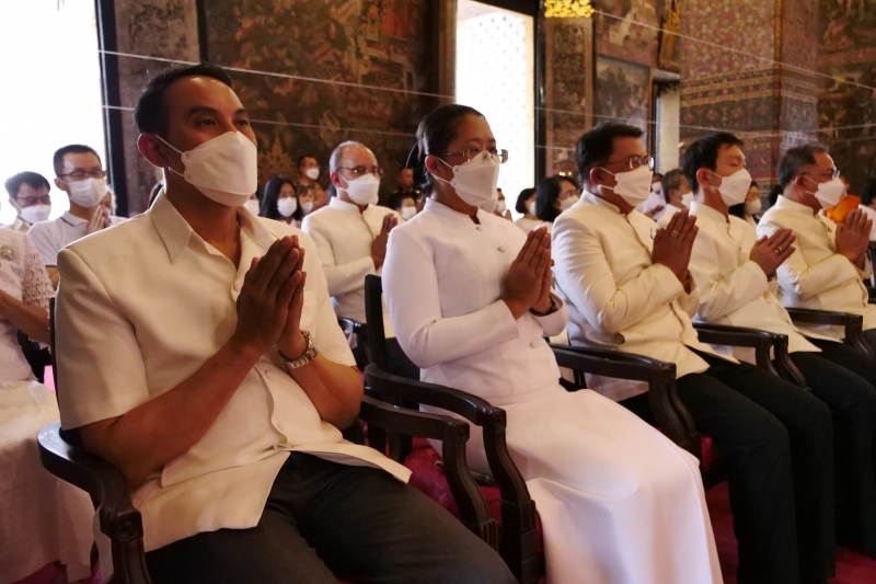  พิธีอธิษฐานจิตมวลสาร แผ่นจาร และแผ่นดวงชะตา