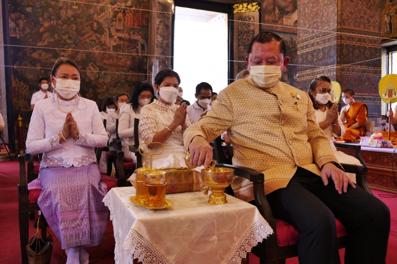  พิธีอธิษฐานจิตมวลสาร แผ่นจาร และแผ่นดวงชะตา