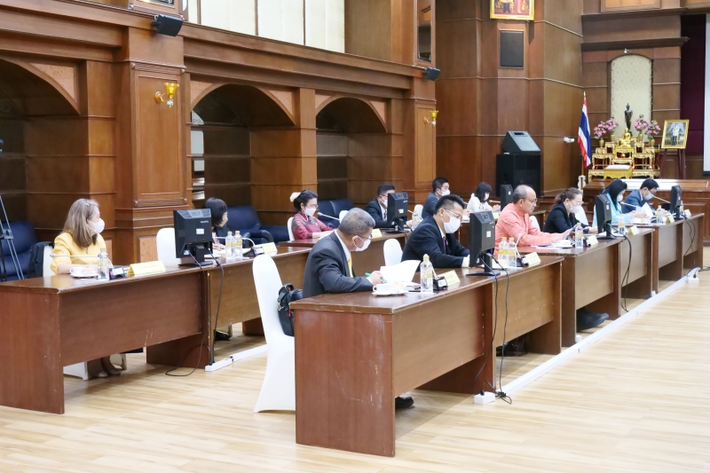 การประชุมคณะข้าราชการระดับผู้บริหาร ครั้งที่ 2/2566 ณ สำนักงานการตรวจเงินแผ่นดิน และผ่านระบบออนไลน์
