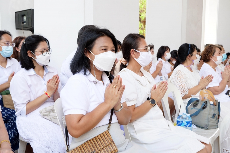 พิธีอธิษฐานจิตมวลสาร แผ่นจาร และแผ่นดวงชะตา 