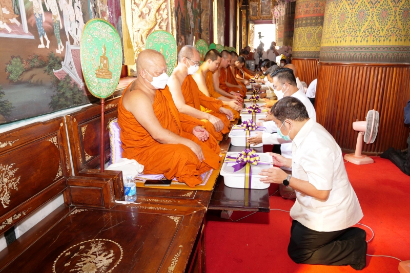 พิธีอธิษฐานจิตมวลสาร แผ่นจาร และแผ่นดวงชะตา 