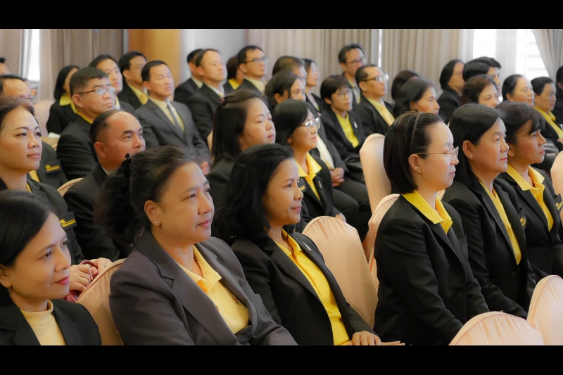 พิธีมอบประกาศนียบัตรโครงการฝึกอบรมหลักสูตร 