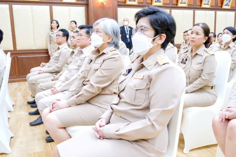 พิธีแสดงกตเวทิตาจิตในโอกาสครบวาระดำรงตำแหน่งกรรมการตรวจเงินแผ่นดิน  
