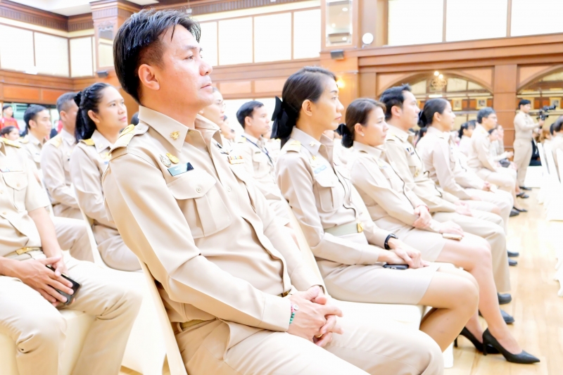 พิธีแสดงกตเวทิตาจิตในโอกาสครบวาระดำรงตำแหน่งกรรมการตรวจเงินแผ่นดิน  