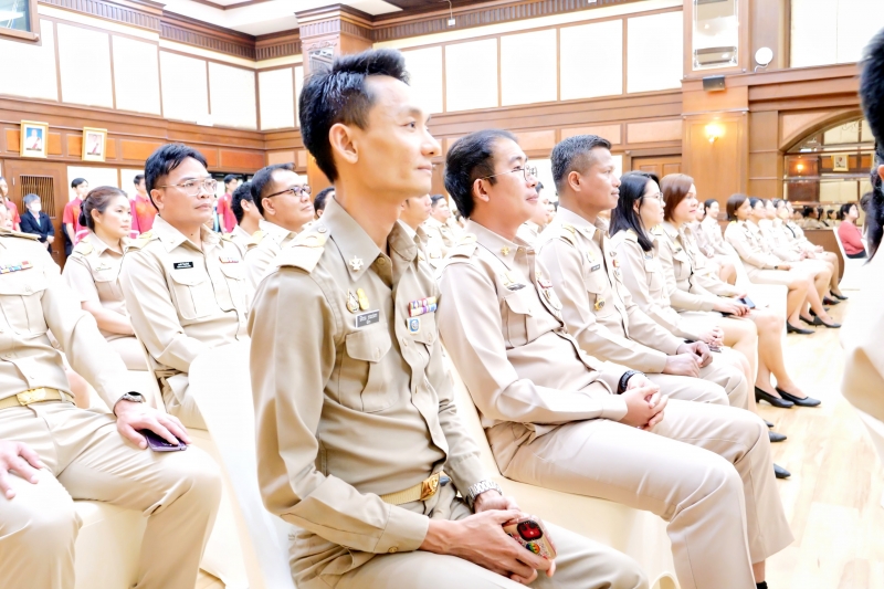 พิธีแสดงกตเวทิตาจิตในโอกาสครบวาระดำรงตำแหน่งกรรมการตรวจเงินแผ่นดิน  