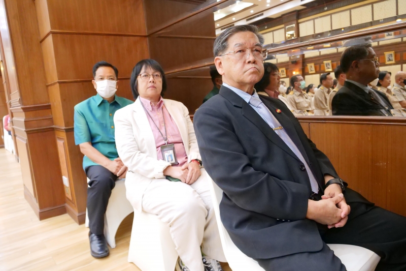 พิธีแสดงกตเวทิตาจิตในโอกาสครบวาระดำรงตำแหน่งกรรมการตรวจเงินแผ่นดิน  