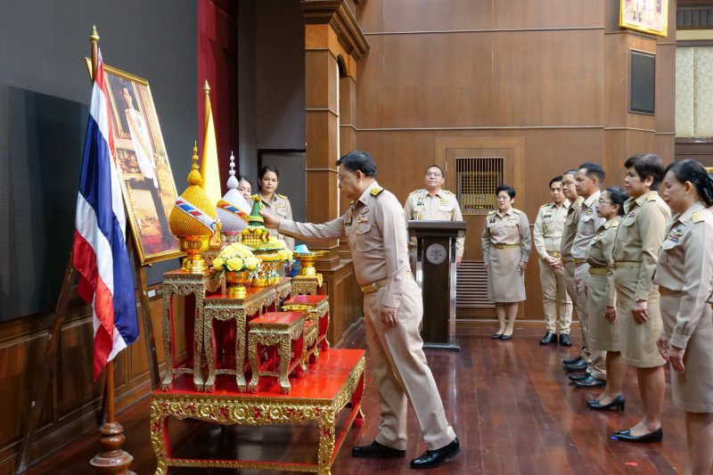  พิธีรับหมวก ผ้าพันคอ จิตอาสาพระราชทาน