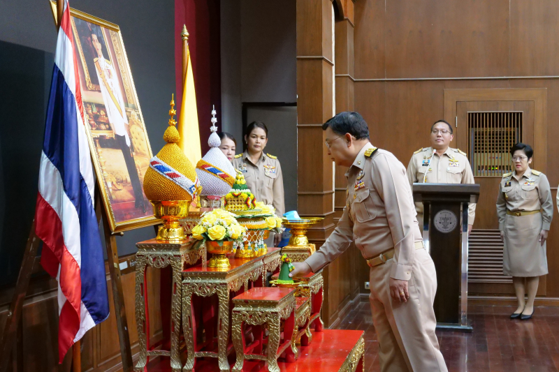  พิธีรับหมวก ผ้าพันคอ จิตอาสาพระราชทาน