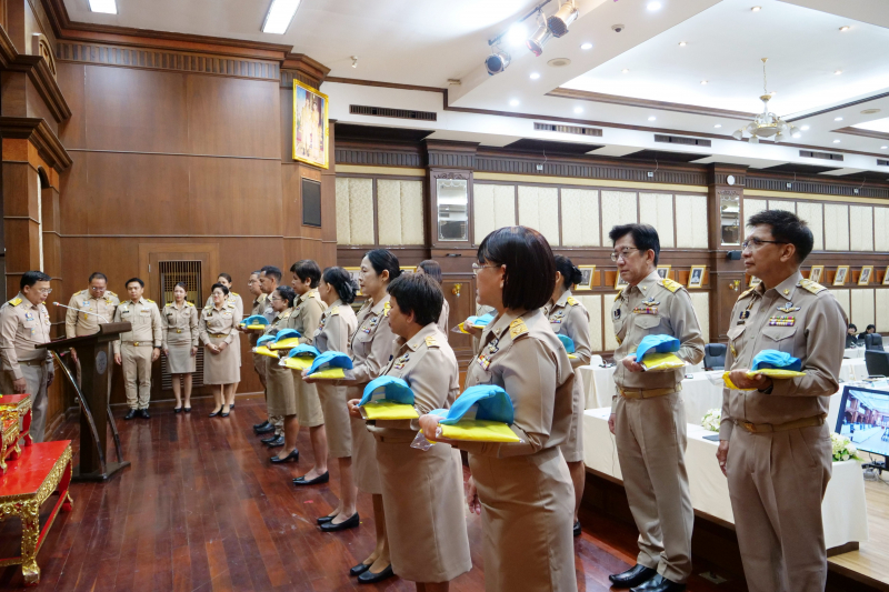 พิธีรับหมวก ผ้าพันคอ จิตอาสาพระราชทาน