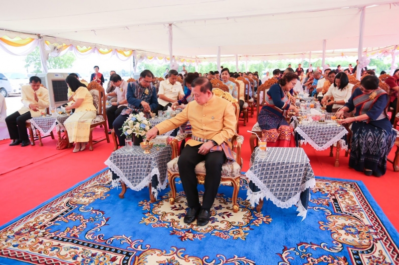 พิธีวางศิลาฤกษ์อาคารที่ทำการพร้อมอาคารชุดพักอาศัย​ สำนักตรวจเงินแผ่นดินจังหวัดนครพนม