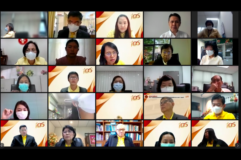 การประชุมคณะข้าราชการระดับผู้บริหาร ครั้งที่ 3/2564 ผ่านระบบออนไลน์ ณ ห้องดำริอิศรานุวรรต สำนักงานการตรวจเงินแผ่นดิน