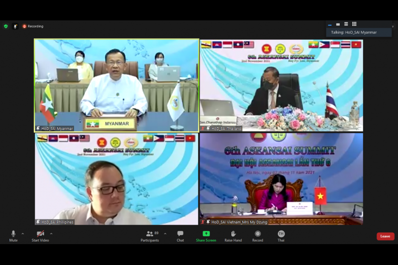 สำนักงานการตรวจเงินแผ่นดิน เข้าร่วมการประชุมสุดยอดองค์การสถาบันการตรวจสอบสูงสุดแห่งอาเซียนครั้งที่ 6 (The 6th ASEANSAI Summit) ผ