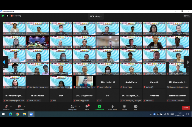 สำนักงานการตรวจเงินแผ่นดิน เข้าร่วมการประชุมสุดยอดองค์การสถาบันการตรวจสอบสูงสุดแห่งอาเซียนครั้งที่ 6 (The 6th ASEANSAI Summit) ผ
