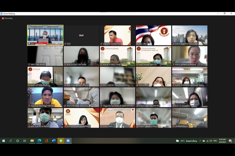 พิธีเปิดโครงการฝึกอบรมตามภารกิจยุทธศาสตร์การตรวจเงินแผ่นดิน หลักสูตร “คู่มือการตรวจสอบการจัดซื้อจัดจ้างและการบริหารพัสดุ” ผ่านระ