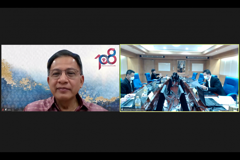 การประชุมผู้ตรวจเงินแผ่นดิน ครั้งที่ 2/2566 ผ่านระบบออนไลน์ 