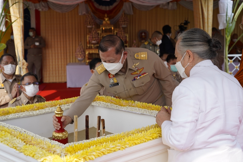 พิธีวางศิลาฤกษ์อาคารที่ทำการสำนักงานการตรวจเงินแผ่นดิน