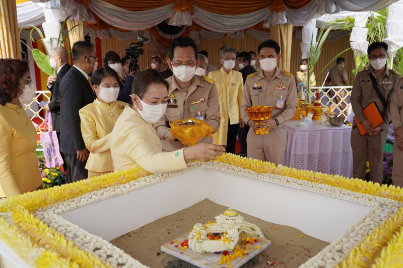 พิธีวางศิลาฤกษ์อาคารที่ทำการสำนักงานการตรวจเงินแผ่นดิน