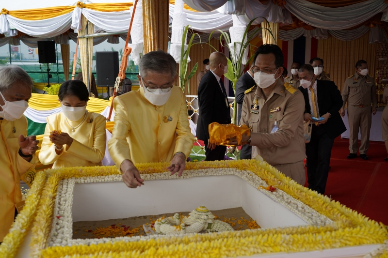 พิธีวางศิลาฤกษ์อาคารที่ทำการสำนักงานการตรวจเงินแผ่นดิน
