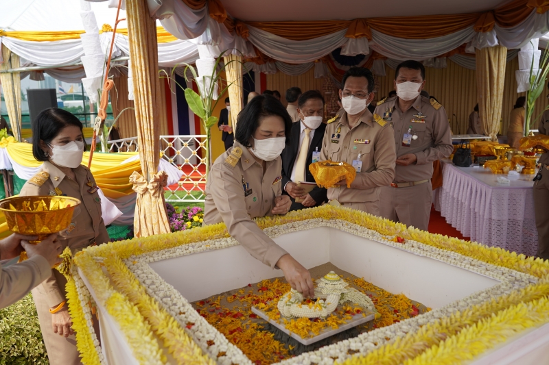 พิธีวางศิลาฤกษ์อาคารที่ทำการสำนักงานการตรวจเงินแผ่นดิน