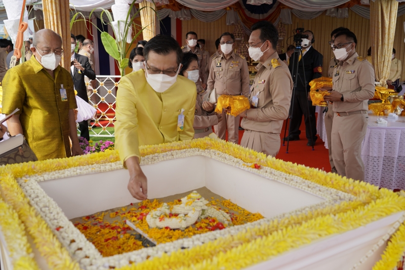 พิธีวางศิลาฤกษ์อาคารที่ทำการสำนักงานการตรวจเงินแผ่นดิน