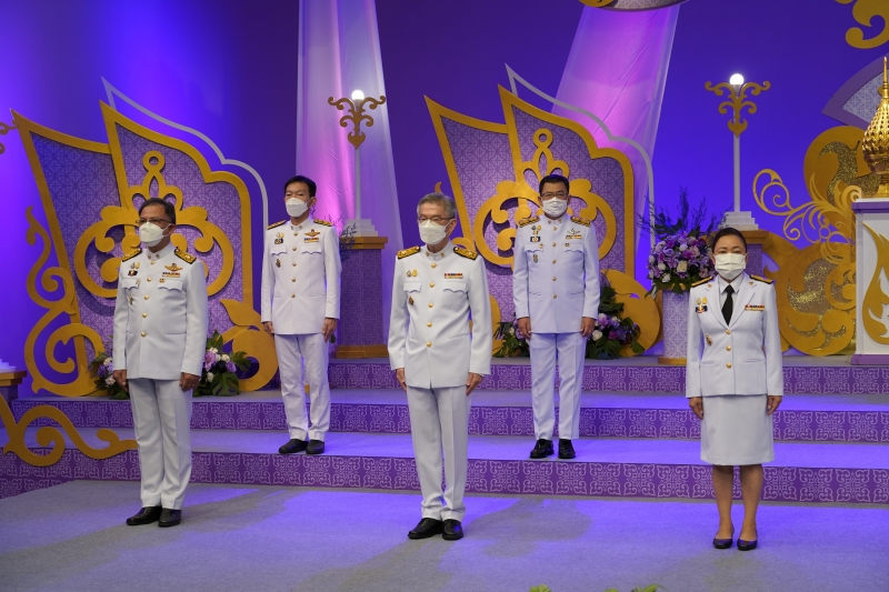 บันทึกเทปถวายพระพรสมเด็จพระนางเจ้าฯพระบรมราชินี ณ ห้องบันทึกเทป สถานีวิทยุโทรทัศน์แห่งประเทศไทย กรมประชาสัมพันธ์ (ช่อง 11)