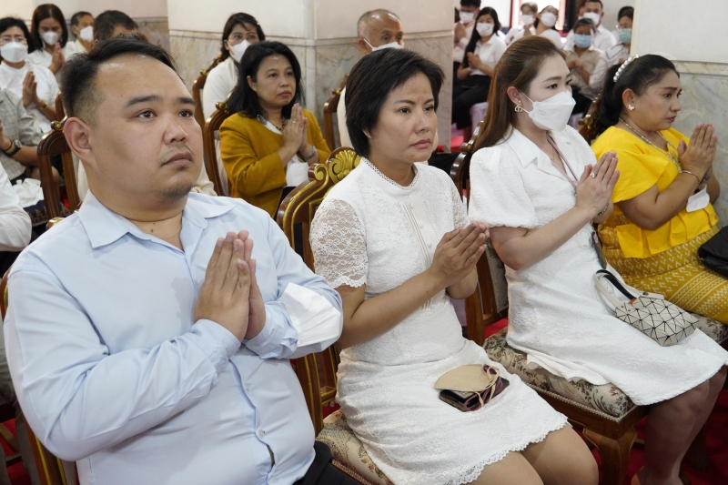 สำนักงานการตรวจเงินแผ่นดินร่วมเป็นเจ้าภาพและเป็นประธานรับฟังเทศน์มหาชาติเวสสันดรชาดก ณ พระอุโบสถ วัดมหาธาตุยุวราชรังสฤษฎิ์ (ท่าพ