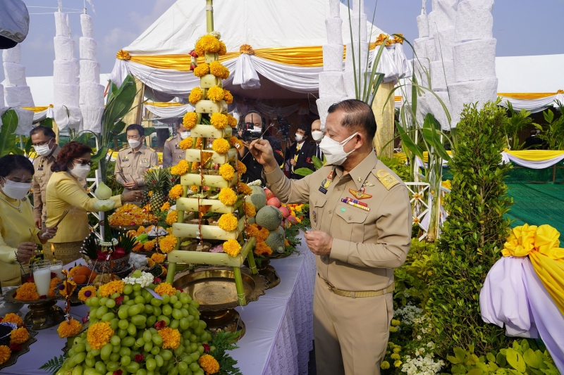 พิธีวางศิลาฤกษ์อาคารที่ทำการสำนักงานการตรวจเงินแผ่นดิน