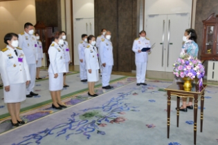 สมเด็จพระกนิษฐาธิราชเจ้า กรมสมเด็จพระเทพรัตนราชสุดา ฯ สยามบรมราชกุมารี พระราชทานพระราชวโรกาสให้คณะกรรมการตรวจเงินแผ่นดิน ผู้ว่าก