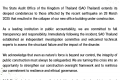SAI Thailand response